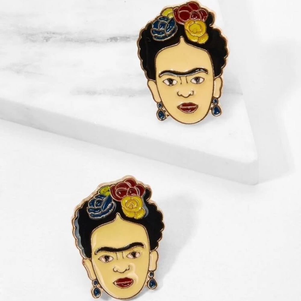 Frida Kahlo Stud Earrings